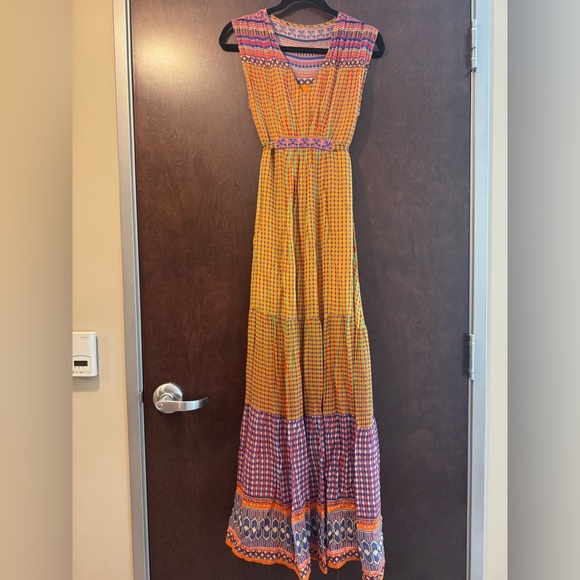 Anthropologie Dresses & Skirts - Anthropologie Beaded Pattern Maxi Dress S